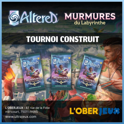 Evnements Altered Oberkampf - Tournoi Construit - Lundi 15 septembre  19h30