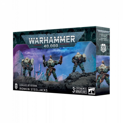 Figurine Warhammer 40.000 Warhammer 40.000 - Leagues of Votann : Chaudronniers Cognats de Fer (Ironkin Steeljacks)