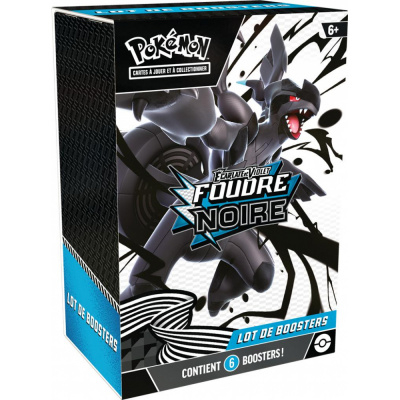 Bundle de 6 Boosters Pokmon EV10.5 Ecarlate et Violet - Foudre Noire