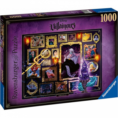 Puzzle Rflexion Ravensburger Puzzle - Disney Villainous: Ursula - 1000 pices