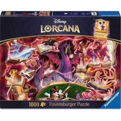 Puzzle Rflexion Ravensburger Puzzle - Disney Lorcana: Rubis - 1000 pices