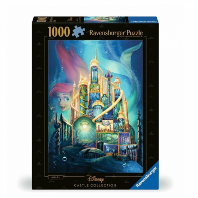 Puzzle Rflexion Ravensburger Puzzle - Disney Castles: Ariel - 1000 pices