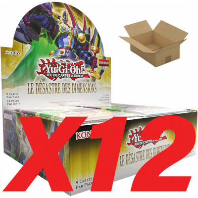 Boite de Boosters Franais Yu-Gi-Oh! Display de 24 Boosters - Le Dsastre des Dimensions - Carton de 12