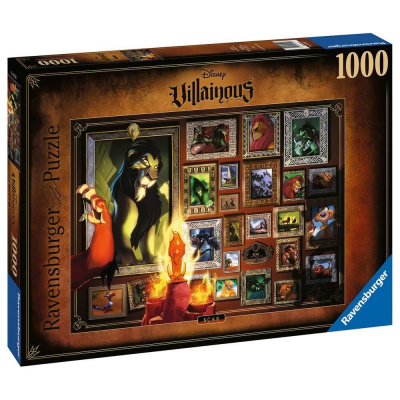 Puzzle Rflexion Ravensburger Puzzle - Disney Villainous: Scar - 1000 pices