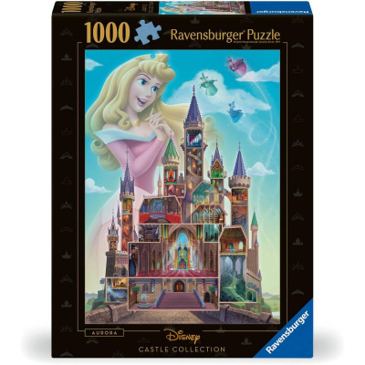 Puzzle Rflexion Ravensburger Puzzle - Disney Castles: Aurore - 1000 pices