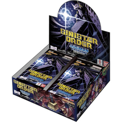 Boite de Boosters Anglais Digimon Card Game Boite de 24 Boosters - EX10 - Sinister Order