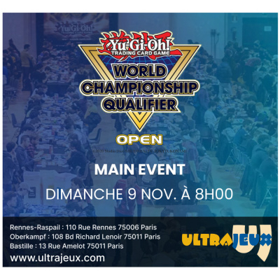 Evnements Yu-Gi-Oh! French Open 2025 - Main Event