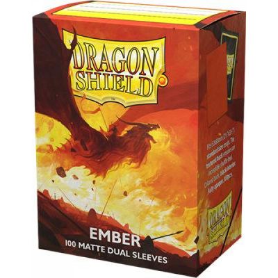 Protges Cartes Standard  Dual Matte - Ember Dragonshield (par 100)