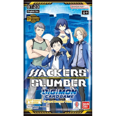 Booster Anglais Digimon Card Game Booster BT23 - Hackers' Slumber