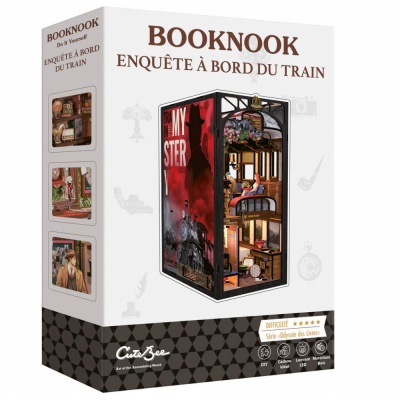 Puzzle Rflexion Booknook - Maquette - Enqute  bord du train