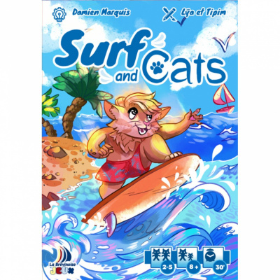 Jeu de Cartes Rflexion Surf and Cats 