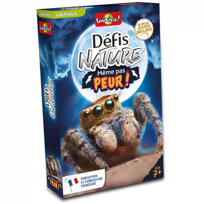 Jeu de Cartes Enfant Dfis Nature : Mme pas peur !