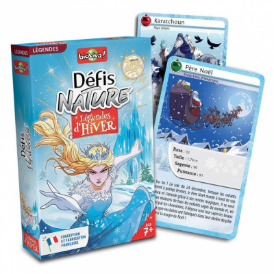 Jeu de Cartes Enfant Dfis Nature : Lgendes d'Hiver