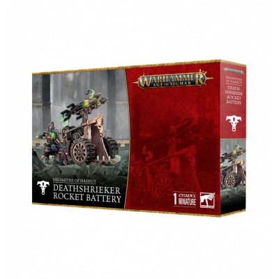 Figurine Warhammer Age of Sigmar Warhammer Age of Sigmar - Helsmiths of Hashut : Deathshrieker Rocket Battery (Lance-fuses Hurlemort / Bombarde du Tourment)