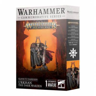 Figurine Warhammer Age of Sigmar Warhammer Commemorative Series - Slaves to Darkness : Urkhan The Dark Warden (Urkhan le Gardien Obscur)