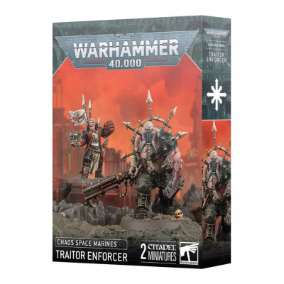 Figurine Warhammer 40.000 Warhammer 40.000 - Chaos Space Marines : Accusateur Rengat (Traitor Enforcer)
