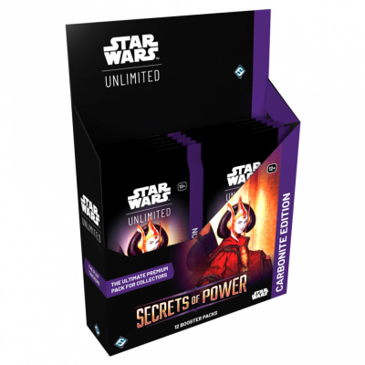 Boite de Boosters Anglais Star Wars Unlimited Secrets of Pouvoir Carbonite Edition - Display de 12 Boosters