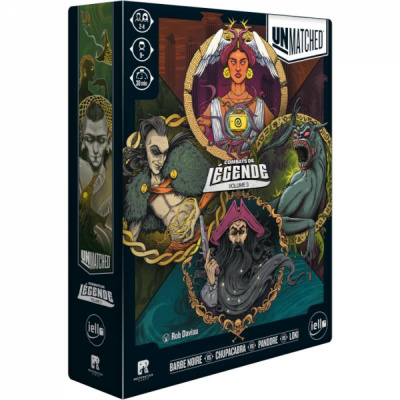 Jeu de Cartes Stratgie Unmatched - Combats de Lgende Volume 3