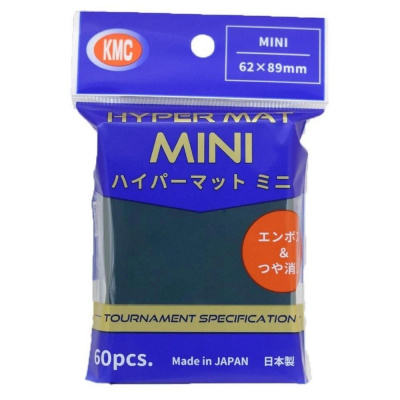Protges Cartes Format JAP  Kmc - Mini Green Hyper Mat (Vert & Matte par 60)