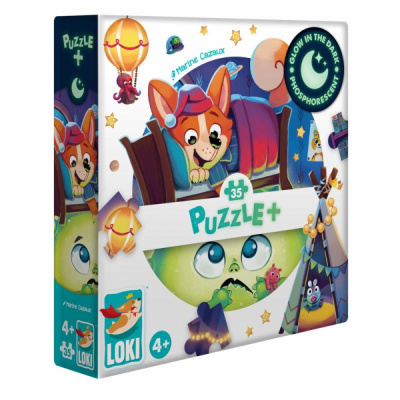 Rflxion Enfant Puzzle + : 35 pices - LOKI et le montre sous le lit