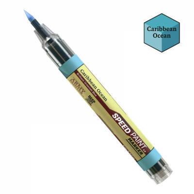  Hobby Peinture - Speedpaint Marker Army Painter - Speedpaint Marker - Caribbean Ocean