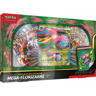 Coffret 8 Boosters Pokémon Collection Premium Méga Florizarre EX
