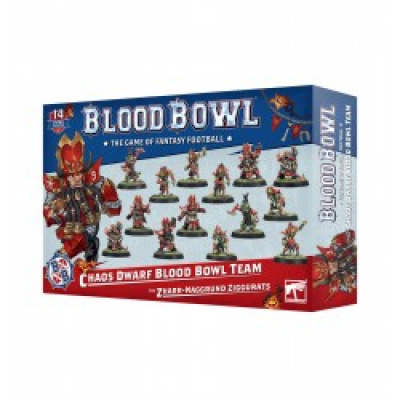 Figurine Warhammer 40.000 quipe de Blood Bowl : Nains du Chaos (Chaos Dwarf Team)
