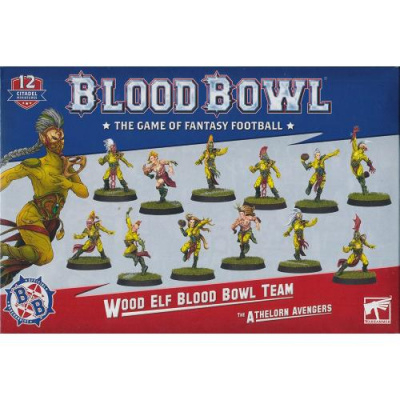 Figurine Warhammer 40.000 quipe de Blood Bowl : Elfes Sylvains (Wood Elf Team)