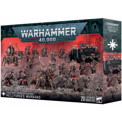 Figurine Warhammer 40.000 Warhammer 40.000 - Chaos Space Marines Battleforce : Bande Infernale (Hellforged Warband)