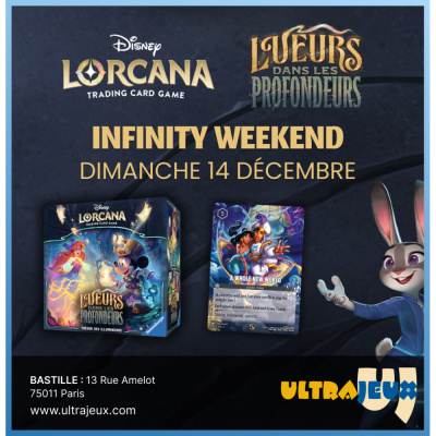 Evnements Lorcana Tournoi Construit Lorcana- Infinity Weekend - Dimanche 14 Dcembre 2025  12h- Bastille
