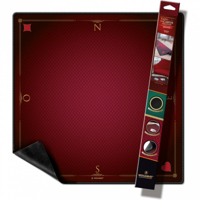 Tapis de Jeu Classique Tapis de jeux - Wogamat - 60x60 - Prestige Rouge