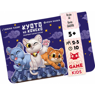 Jeu de Cartes Microgames Kyoto No Koneko - Chatons Cache Cache 