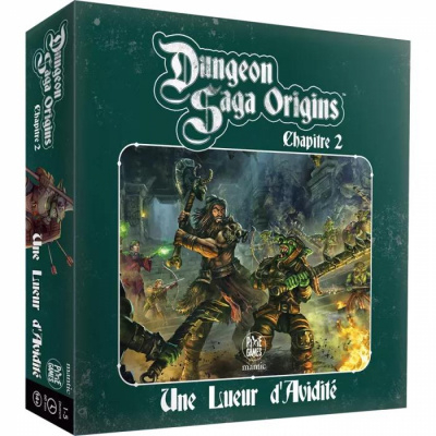 Jeu de Plateau Initi� Dungeon Saga Origins - Extension : Une Lueur d'Avidit�