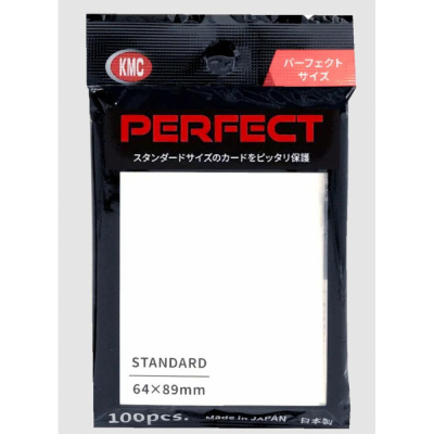 Prot�ges Cartes Standard  Kmc - Standard - Perfect 100 Sleeves  - 64x89mm