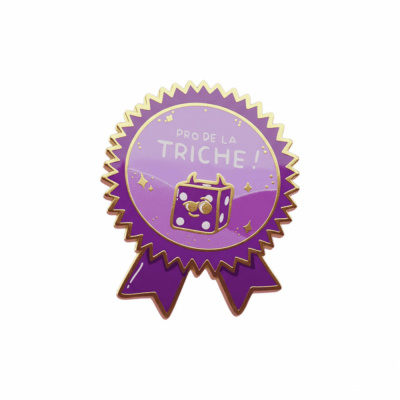   Pin's �maill� M�daille : Pro de la Triche