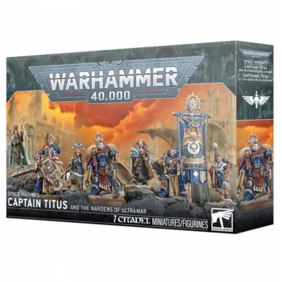Figurine Warhammer 40.000 Warhammer 40.000 - Space Marines - Ultramarines - Capitaine Titus et les Gardiens d'Ultramar