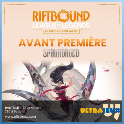 Ev�nements Riftbound Pr�-Rift Event Spiritforged Bastille - Dimanche 08 F�vrier 14h30