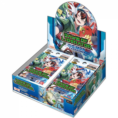 Boite de Boosters Anglais Digimon Card Game Boite de 24 Boosters - EX11 - Dawn of Liberator