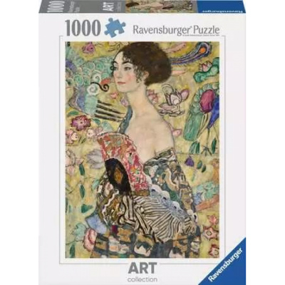  R�flexion Ravensburger - Puzzle 1000 p - La dame � l'�ventail
