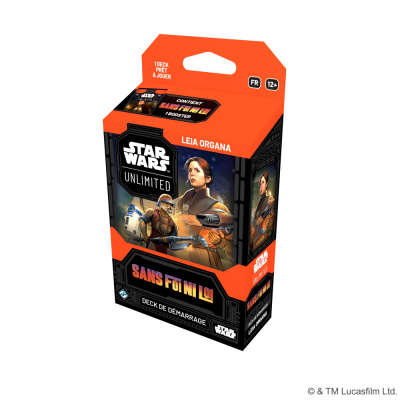 Deck de Demarrage Star Wars Unlimited Sans Foi Ni Loi : Leia Organa