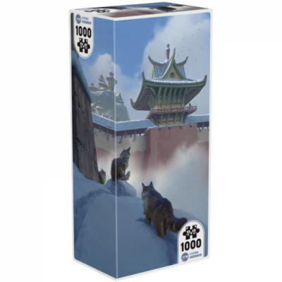 R�fl�xion  PUZZLE UNIVERSE - Cats In The Snow - 1000 pi�ces