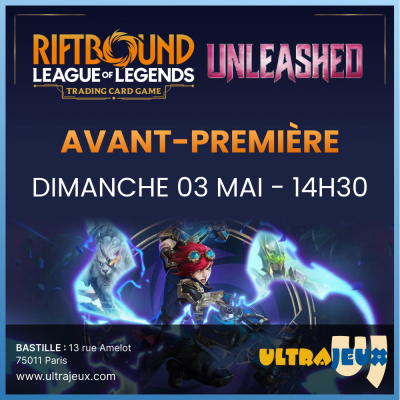 Ev�nements Riftbound Pr�-Rift Event Unleashed Bastille - Dimanche 03 Mai 14h30