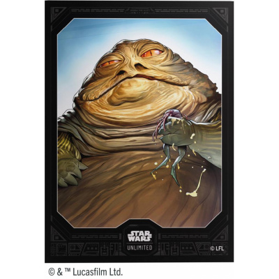 Prot�ges Cartes Standard Star Wars Unlimited Art Sleeves Card - Jabba Le Hutt