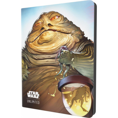 Portfolio A4 - 9 cases Star Wars Unlimited Casual 18-Pocket Album - Jabba Le Hutt & Leia Organa