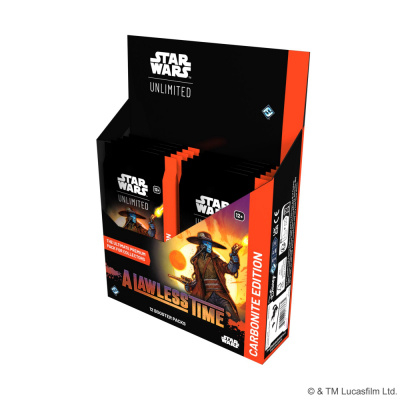 Boite de Boosters Anglais Star Wars Unlimited A Lawless Time Carbonite Edition - Display de 12 Boosters
