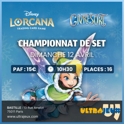 Ev�nements Lorcana Tournoi Lorcana - Championnat de Set : Givresort - Construit - Dimanche 12 Avril 2026 � 10h30 - Bastille