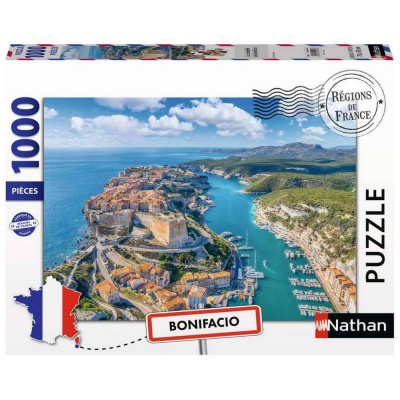 Bas� sur votre Logique R�flexion Nathan Puzzle - 1000 pi�ces - Collection R�gions de France : La citadelle de Bonifacio