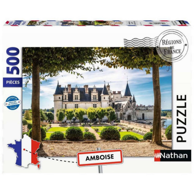 Bas� sur votre Logique R�flexion Nathan Puzzle - 500 pi�ces - Collection R�gions de France : Amboise, perle de la Loire