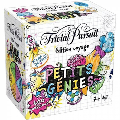 Jeu de Plateau Enfant Trivial Pursuit - �dition voyage - Petits G�nies