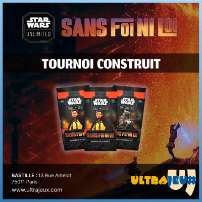 Ev�nements Star Wars Unlimited Tournoi Construit Weekly Play - Jeudi 02 Avril 2026 - 19h15 - Bastille